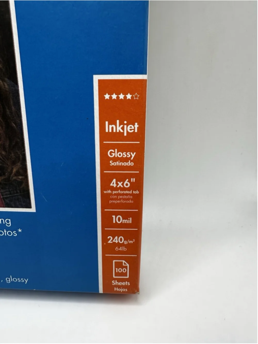 HP Premium GLOSSY 4X6 Ink Jet Picture Photo Paper 100 SHEETS Papel Fotografico